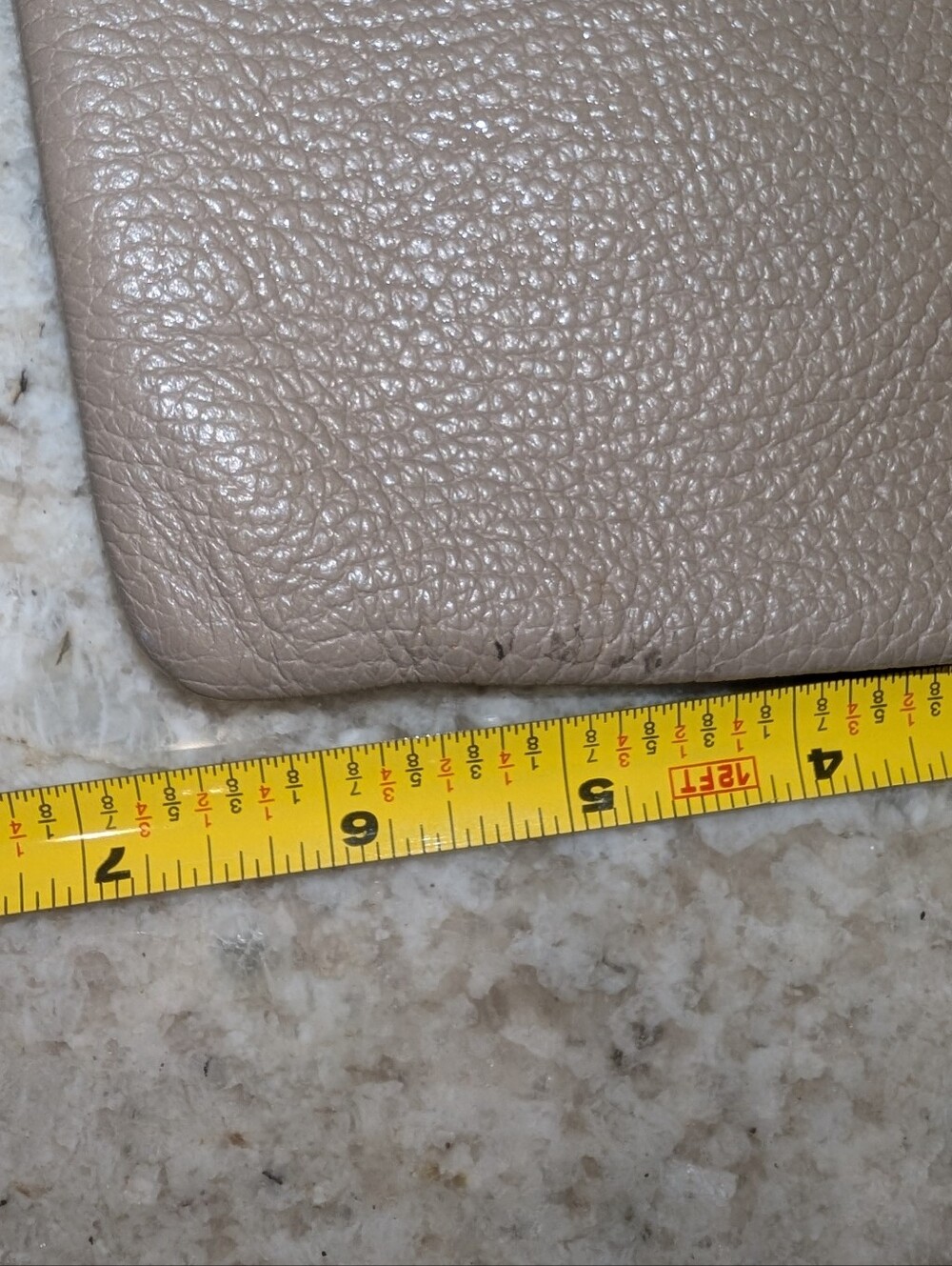 Cuyana Leather Pouch In Sand - Picture 3 of 5